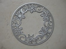 Kreis Schneeflocken innen Weihnachten - Stanzschablone Stanze