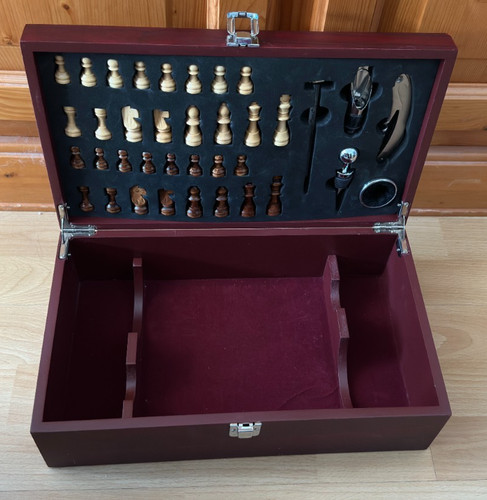 Weinset schachspiel - &,