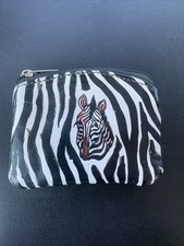 Zebra Afrika Handarbeit Strassenkunst Portemonaie Geldbörse