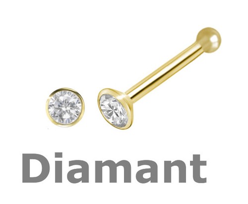 750 echt gold - ***, diamant