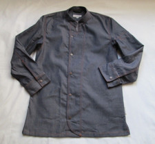 NEU WORKFASHION * HERREN KOCH BÄCKER JACKE RESTAURANT KÜCHE *Blautöne*Gr. S - 48