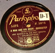 JOE DANIELS HOT SHOTS PARLOPHONE SCHELLACKPLATTE