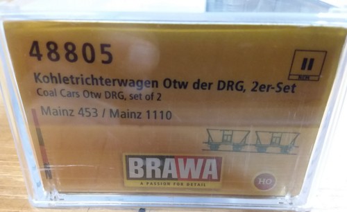 Brawa kohletrichterwagen set - kohletrichterwagen,