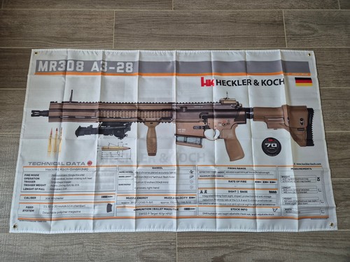 Heckler koch fan fahne - heckler, &