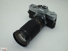 SET: Minolta SRT 100-X SLR Kamera + Zoom-Objektiv 28-200 Macro MC lens