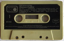 Musikcassette Club Sonderauflage Chanson-Festival