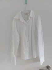 Schicke Bluse weiß Gr. XS 
