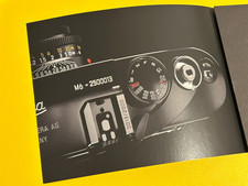 Rare, Leica Broschüre, Werbung für Leica M6 TTL black paint.