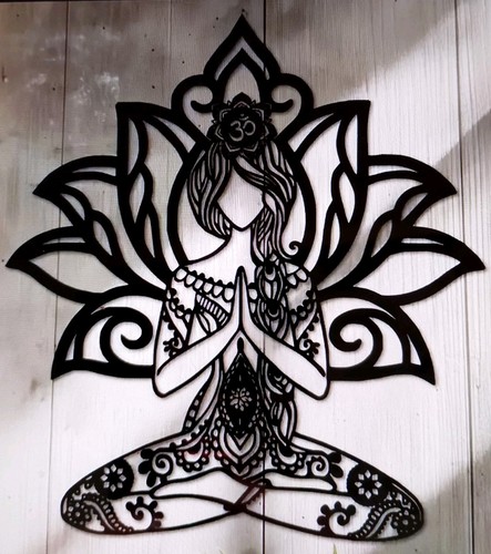 Elegante schwarze metall - schwarze, yoga
