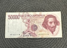 50000 Lire Italien Banknote