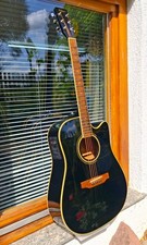 162.  HOYER  Westerngitarre , mit Fishman Tonabnehmer, sehr guter Zustand,