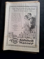 4 Alte Kölnische Zeitung - Werbung Kölnisch Wasser*1928*