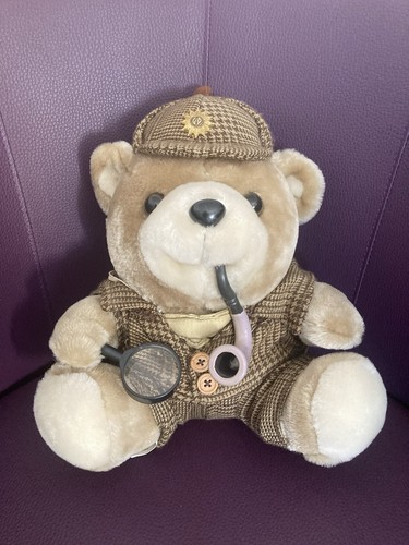 Vintage polizei teddy bär - vintage,