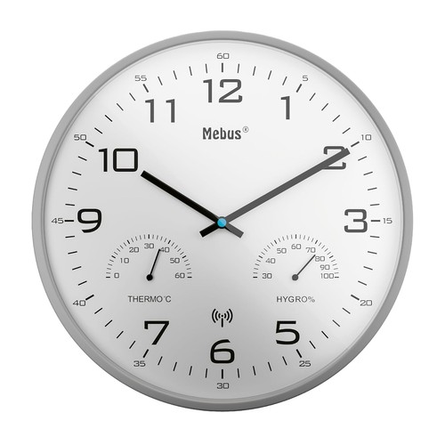 Mebus funk wanduhr - funk-wanduhr, mit