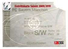 Ticket BL FSV Mainz 05 - Bayern München 2009/10
