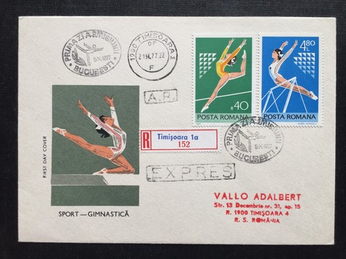 Rumänien fdc 1977 - fdc,