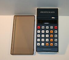 ARISTO "M 42 S" / Vintage  Taschenrechner (Scientific Calculator) / Sammlerstück