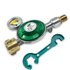 Gasregler Druckminderer 50 mbar Manometer Propangas Gasflaschenschlüssel Grill