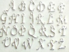 Metall anhänger buchstaben - anhänger, *buchstaben