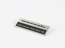 Original Typenschild Schild Marantz 6100 Plattenspieler
