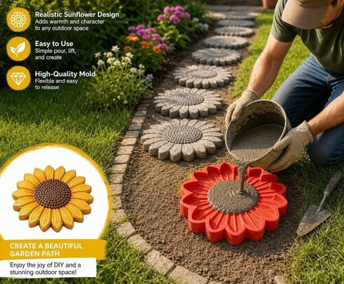 Sonnenblume trittstein - sonnenblume,