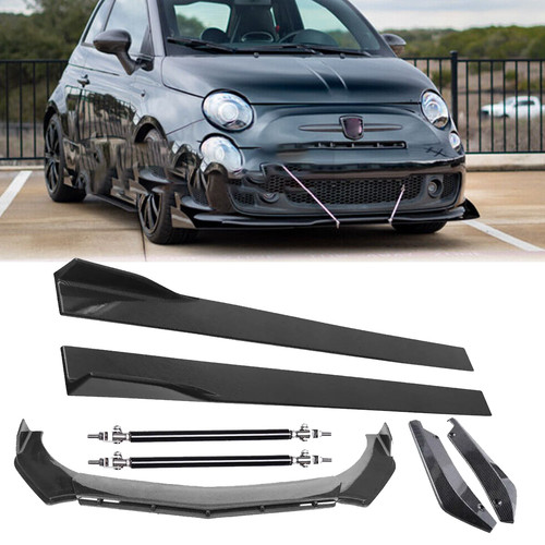 Carbon fiber front bumper - carbon,
