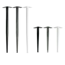 4x Design Tischbeine konisch