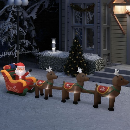 Weihnachtsmann aufblasbar led - aufblasbar,