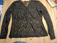 Langarmshirt aus edler spitze - langarmshirt,