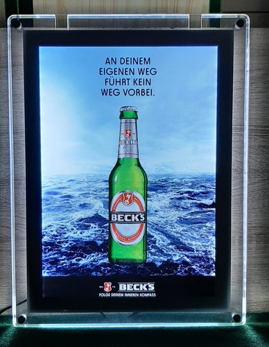 Becks bier led - bier, leuchtreklame