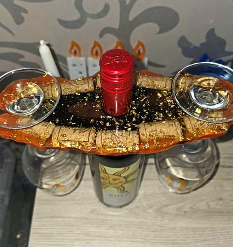 Handgefertigter weinglashalter - handgefertigter,
