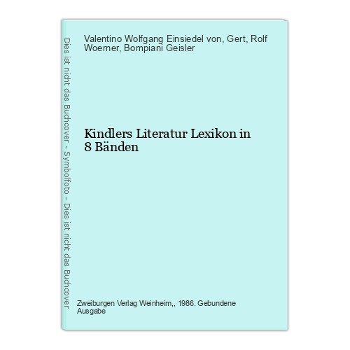 Kindlers literatur lexikon - lexikon, in
