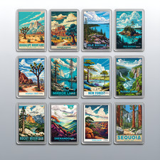 Acryl Reise Nationalparks