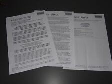 GEORGE HARRISON - ALL THINGS MUST PASS (50TH) / 3 PROMO-BLÄTTER 2021 (DINA-4)