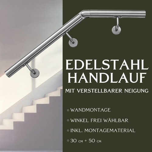 Handlauf aus edelstahl - edelstahl, mit