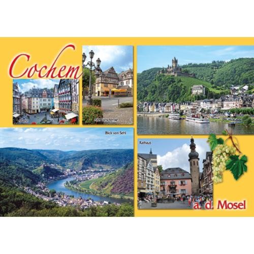 Cochem der mosel - mosel, postkarten