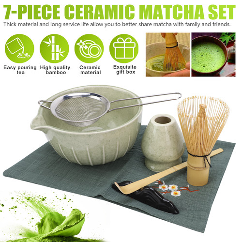 Matcha tee set teiliges - matcha, 7-teiliges