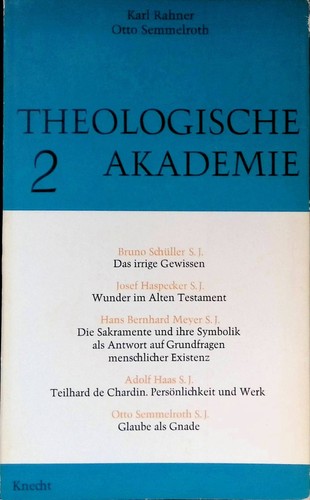 Theologische akademie band - akademie,