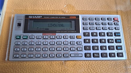 Sharp 1403h pocket computer - sharp, pc-1403h