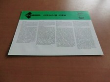 DDR Messe Prospekt 4VD14,5/12-1 SRW Dieselmotor IFA Werk Nordhausen Traktor MAN