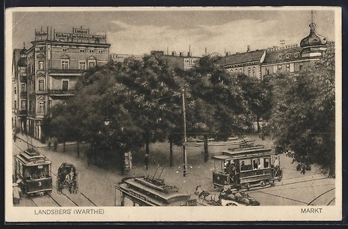 Landsberg warthe markt - /warthe,, mit