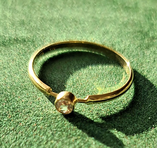 Ring gold 333 mit - ring,