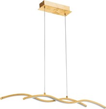 EGLO Miraflores LED Hänge Pendelleuchte gold/weiß