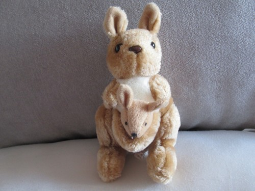 Plüsch känguru mit baby - plüsch,