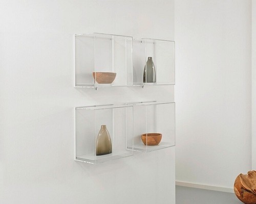 Wandvitrine view exponat - view,