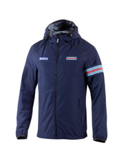 Regenjacke winddicht personalisiertes Futter Martini Racing - Sparco ✔️