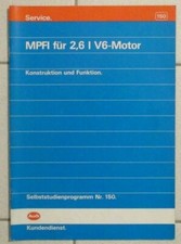 Selbststudienprogramm VW AUDI SSP 150  MPFI für 2,6 l V6 Motor