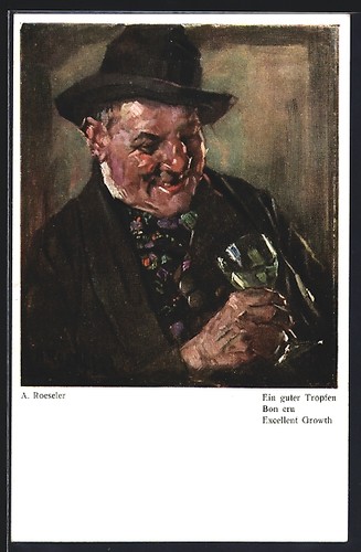 Künstler august roeseler - künstler-ak,