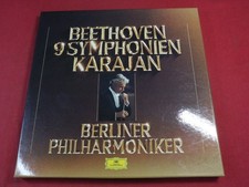 Beethoven  9 SYMPHONIEN  -  Karajan DGG 2740172 Germany 8 LP-Box sehr gut