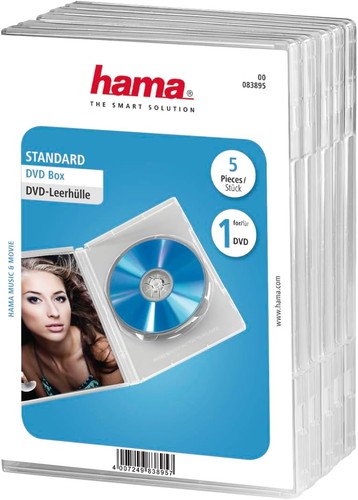 Hama dvd hüllen 5er pack - dvd,